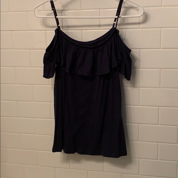 Lilly Pulitzer Tops - Lilly Pulitzer Navy Off the Shoulder Top Lilly Pulitzer Tops - Lilly Pulitzer Navy Off the Shoulder Top